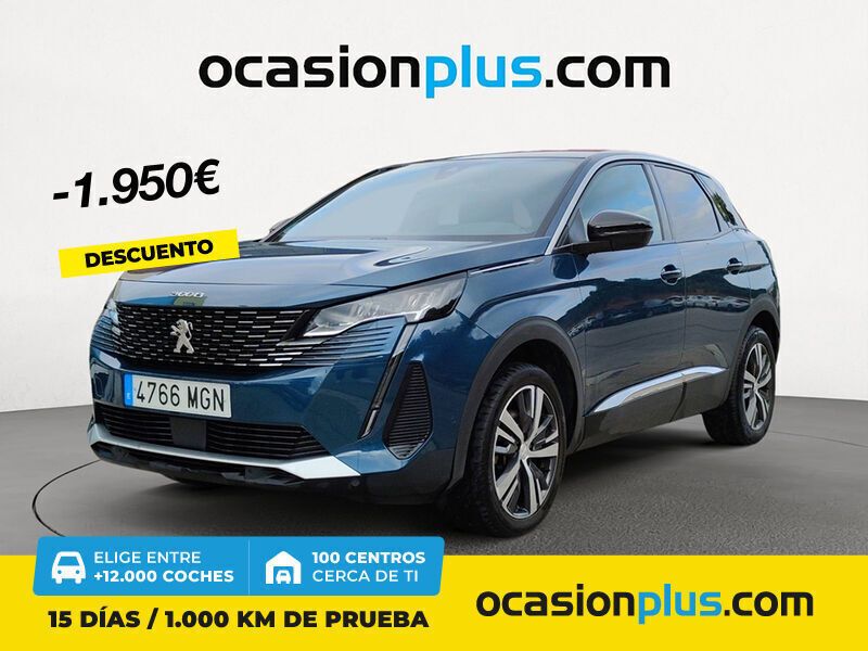 Azul Usado 2023 Peugeot 3008 Allure SUV | 20.890 € (Un poco caro) - Imagen 1/4