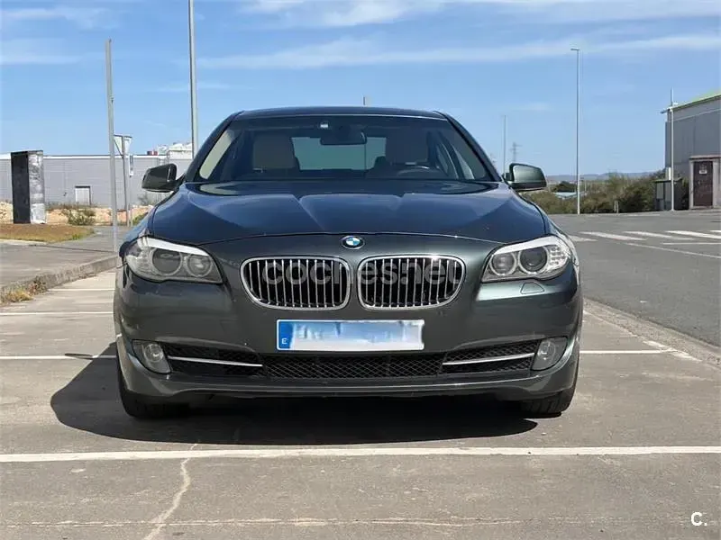 Usado BMW 520 Efficient Dynamics 184 CV (135 kW) 2013 Verde Berlina
