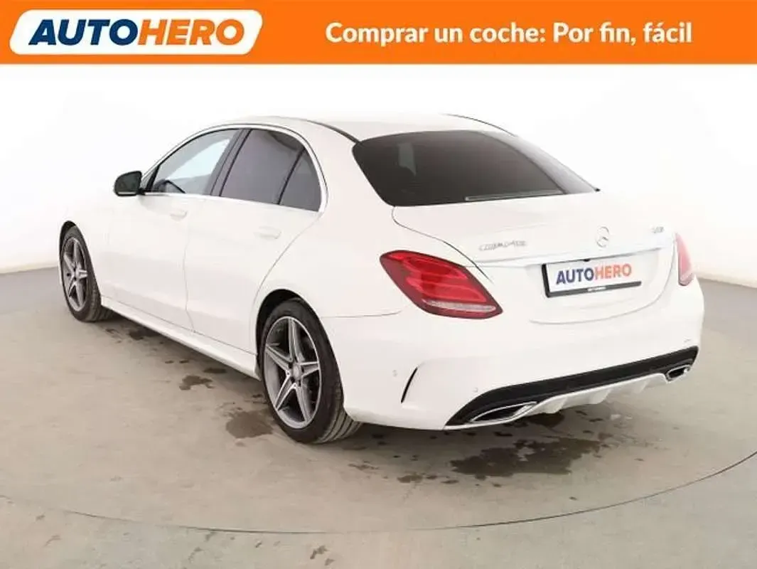 Usado Mercedes C220 Elegance 170 CV (125 kW) 2015 Blanco Berlina