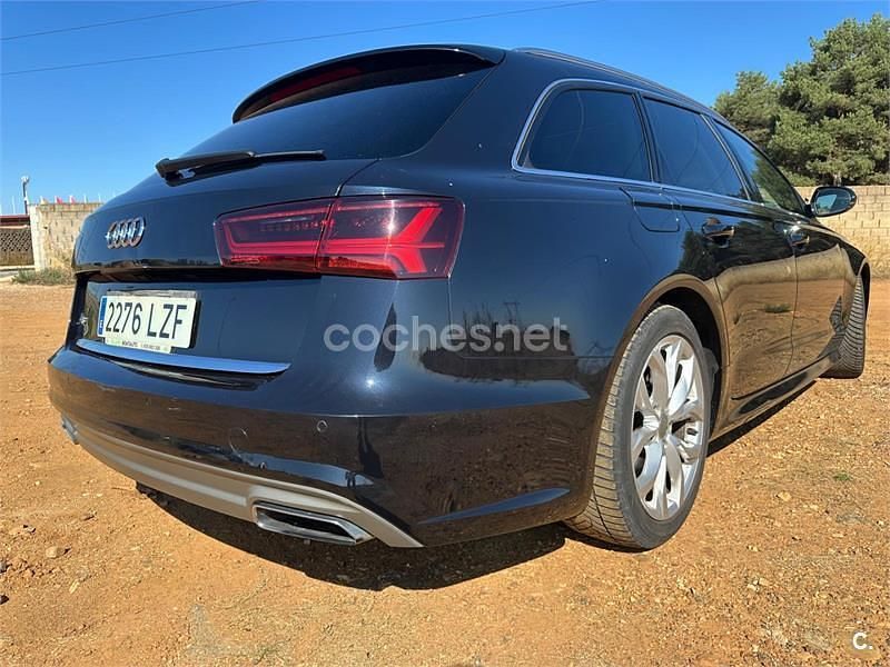 Usado Audi A6 190 CV (139 kW) 2017 Negro Familiar