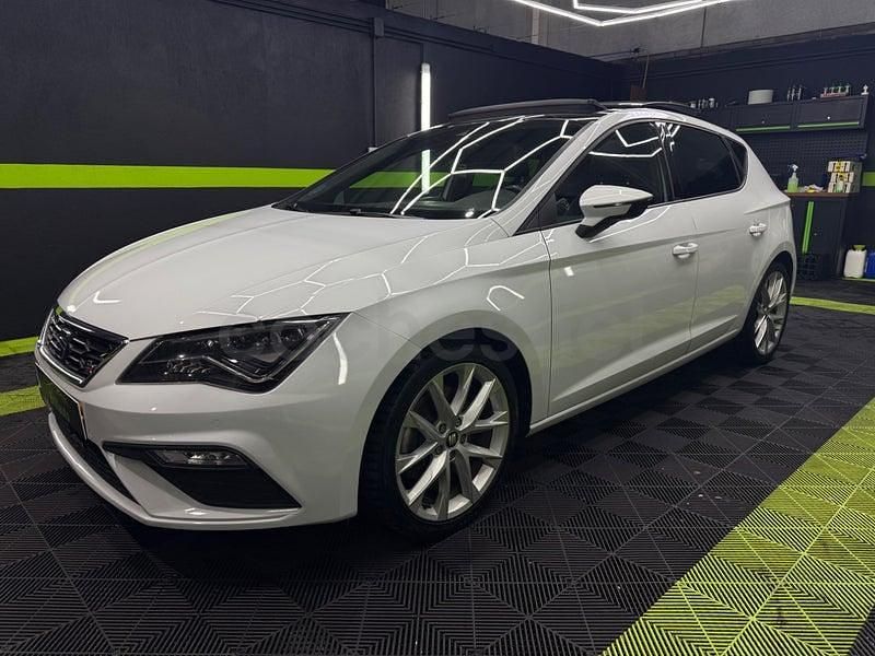 Usado Seat Leon FR 150 CV (110 kW) 2019 Blanco Berlina
