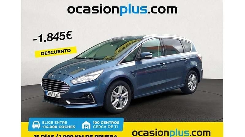 Azul Usado 2021 Ford S-MAX Titanium Monovolumen | 18.455 € (Buen precio) - Imagen 1/4