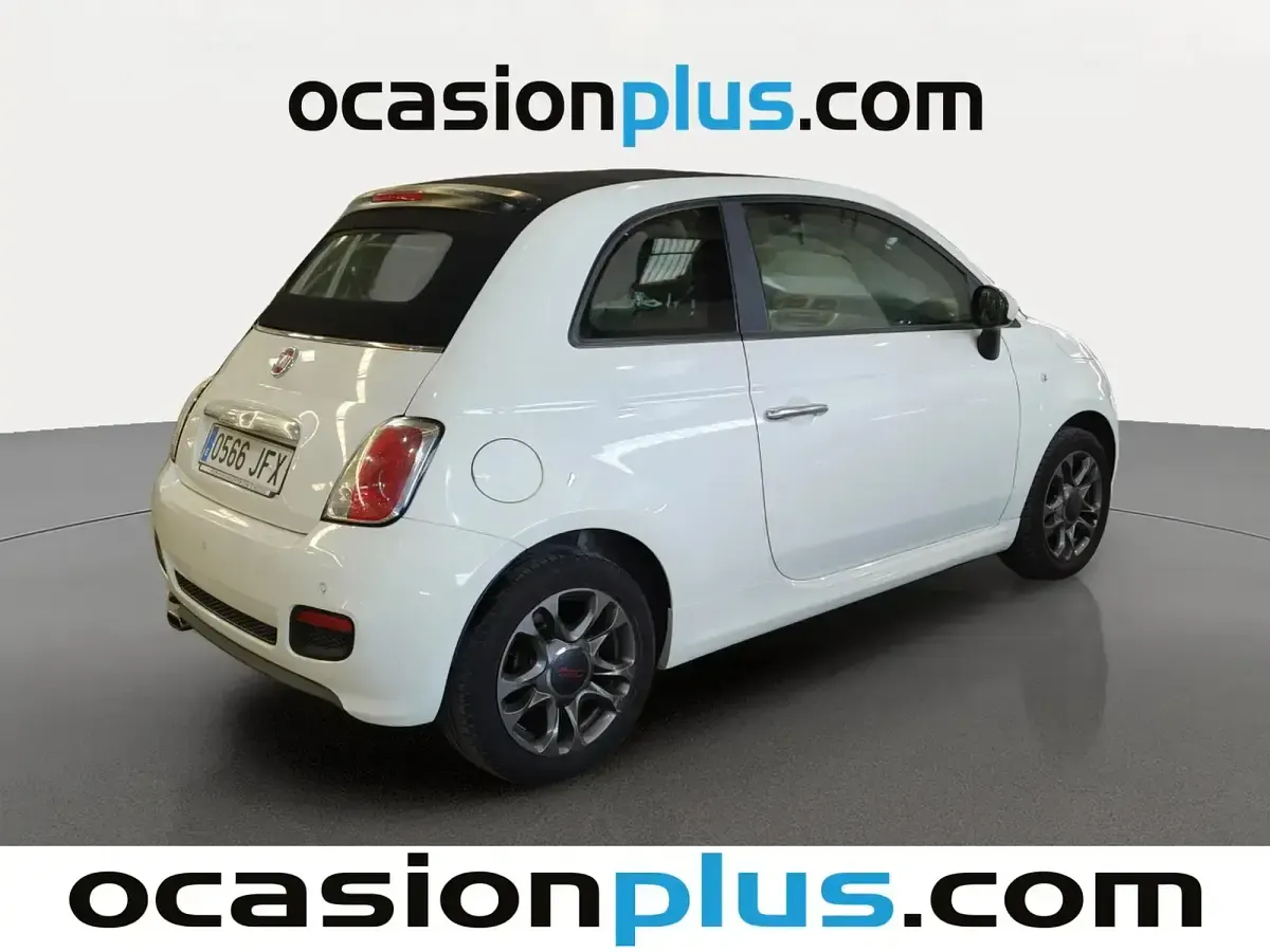 Usado Fiat 500 S 69 CV (50 kW) 2015 Blanco Descapotable
