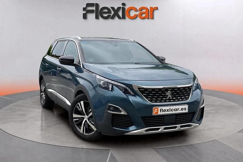 Verde Usado 2017 Peugeot 5008 GT-line Monovolumen | 15.470 € (Buen precio) - Imagen 1/4