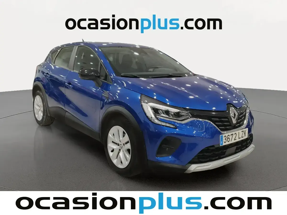 Usado Renault Captur Intens 90 CV (66 kW) 2022 Azul SUV