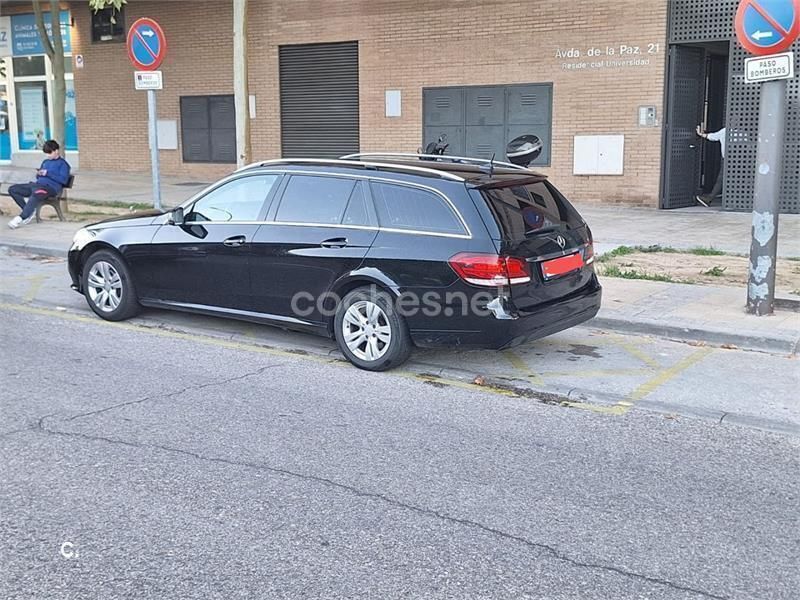 Negro Usado 2014 Mercedes E200 Familiar | 11.099 € (Super precio) - Imagen 1/4