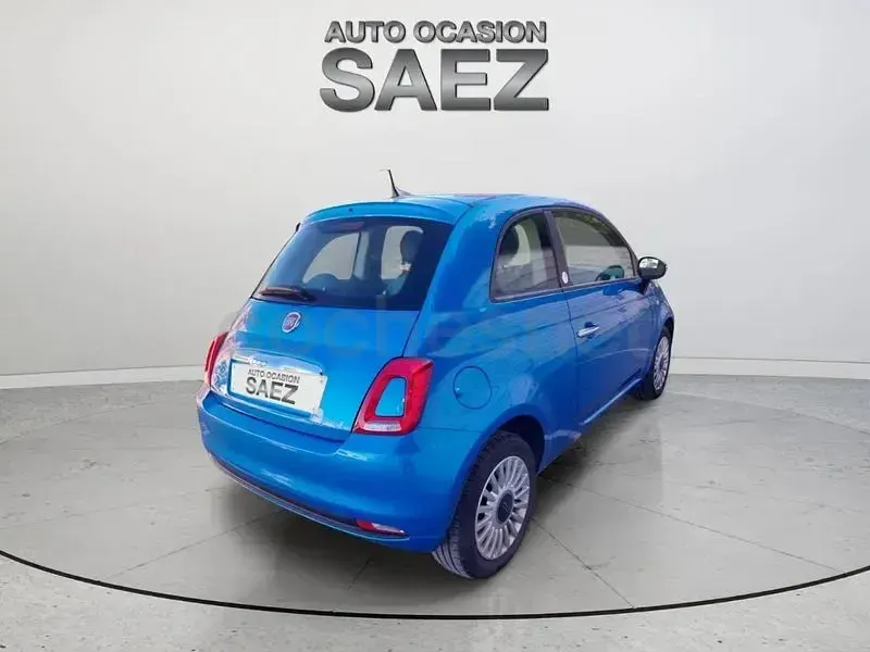 Usado Fiat 500 Mirror 69 CV (50 kW) 2017 Azul Berlina