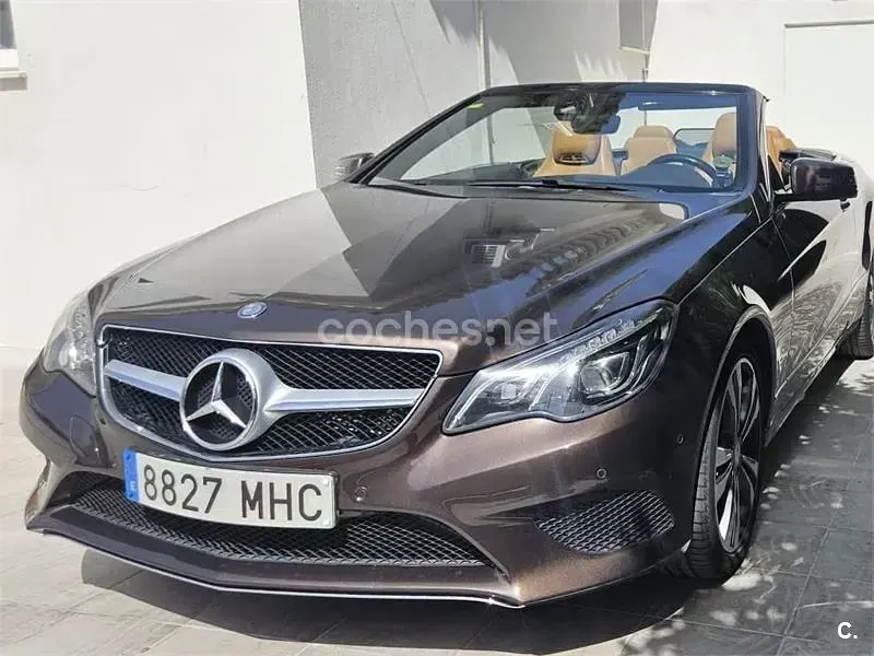 Usado Mercedes E350 252 CV (185 kW) 2014 Negro Descapotable
