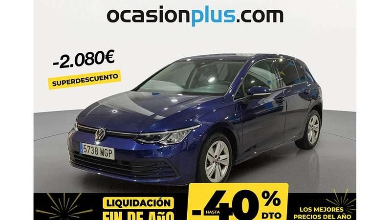 Azul Usado 2023 VW Golf VIII Life Utilitario | 20.446 € (Precio justo) - Imagen 1/4