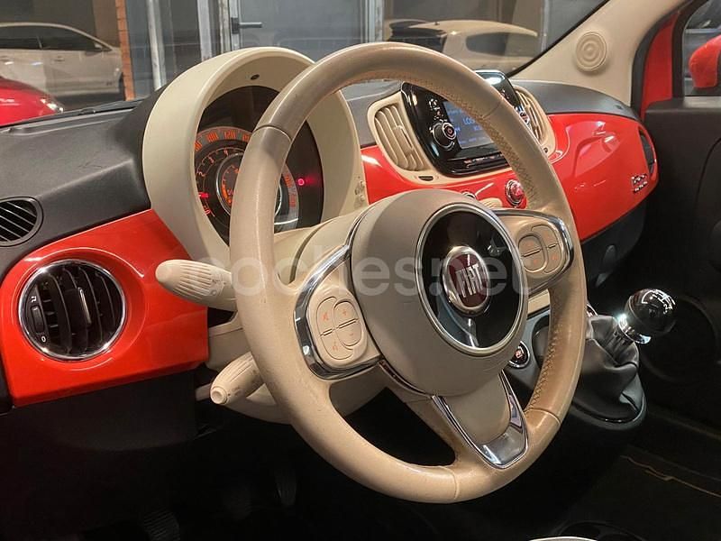 Usado Fiat 500 Lounge 69 CV (50 kW) 2018 Naranja Berlina