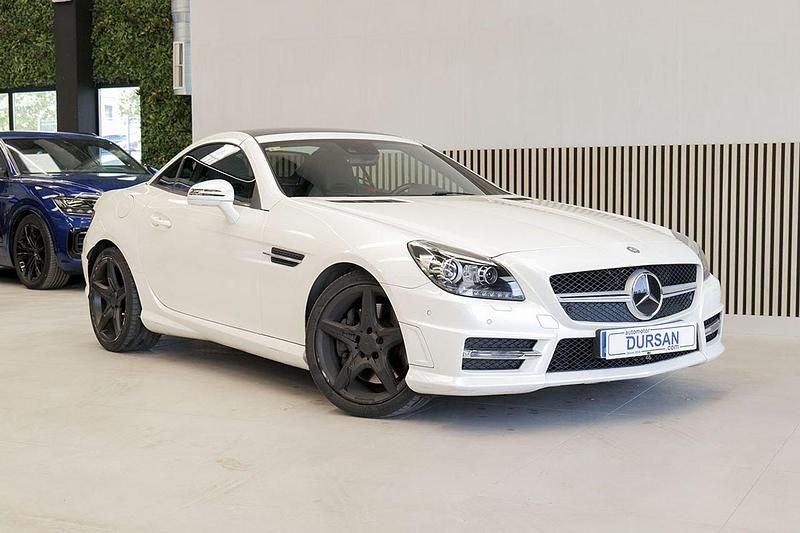 Usado Mercedes SLK250 204 CV (150 kW) 2014 Blanco Descapotable
