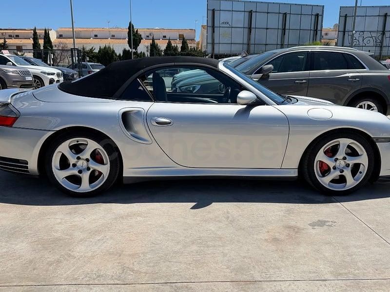 Usado Porsche 911 Turbo Cabriolet 420 CV (308 kW) 2003 Gris / plata Descapotable