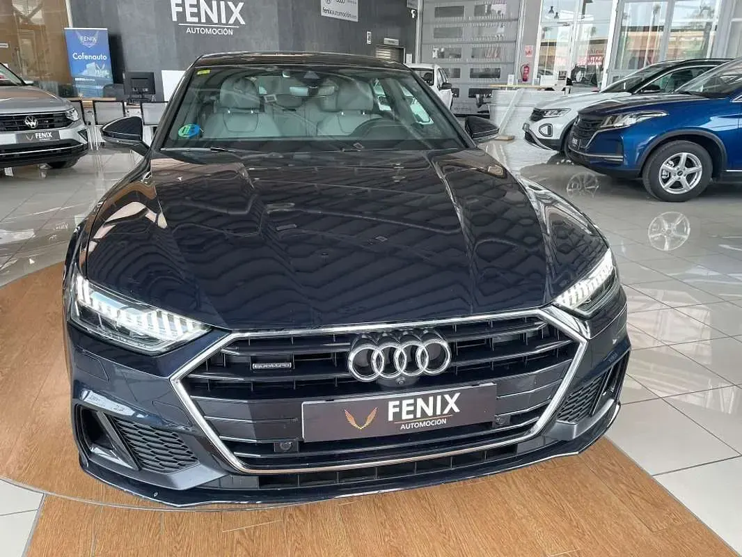 Usado Audi A7 Sportback Ambiente 286 CV (210 kW) 2018 Azul Utilitario