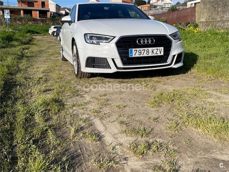 Usado Audi A3 S-Line 150 CV (110 kW) 2019 Blanco Berlina