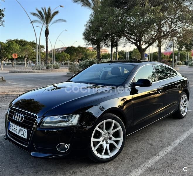 Negro Usado 2011 Audi A5 Sportback Berlina | 11.900 € (Buen precio) - Imagen 1/4