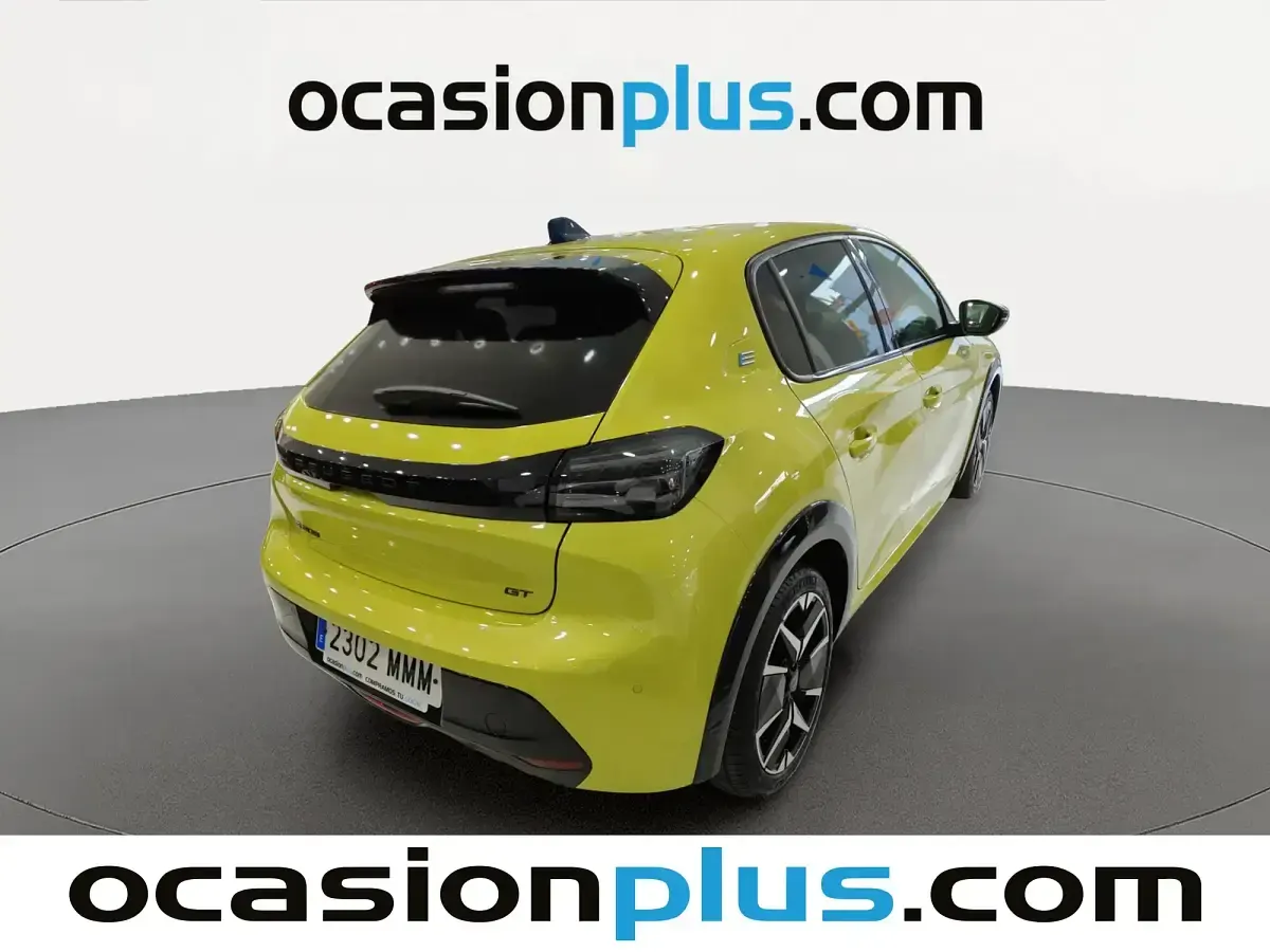 Begagnad Peugeot e-208 GTi 114 kW (156 HK) 2023 Gul Halvkombi