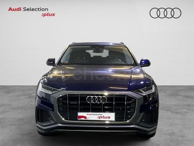 Usado Audi Q8 S-Line 286 CV (210 kW) 2019 Azul SUV
