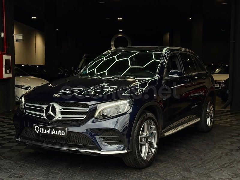 Usado Mercedes GLC350 320 CV (235 kW) 2017 Azul SUV