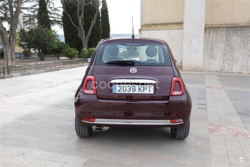 Granate Usado 2018 Fiat 500 Lounge Berlina | 7800 € (Buen precio) - Imagen 1/2