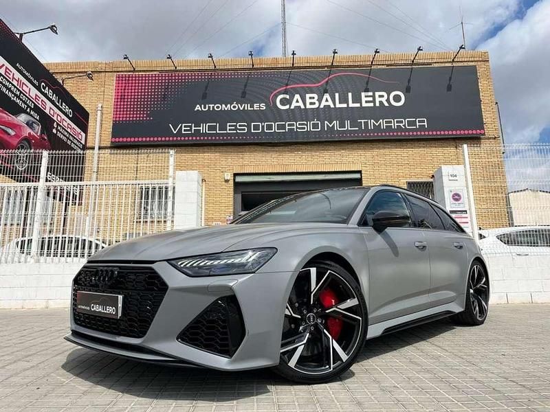 Gris Usado 2020 Audi RS6 Exclusive Familiar | 99.990 € (Precio justo) - Imagen 1/4