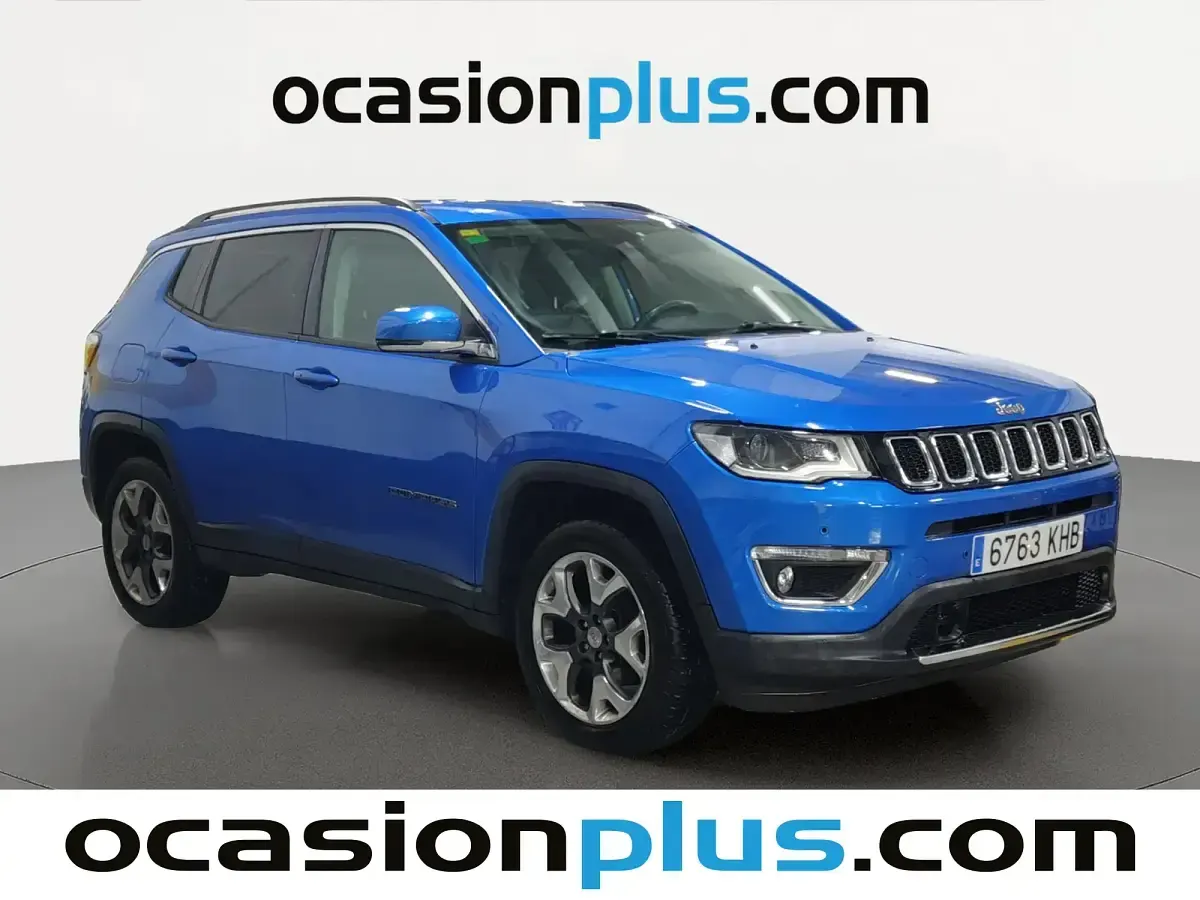 Usado Jeep Compass Limited 170 CV (125 kW) 2018 Azul SUV