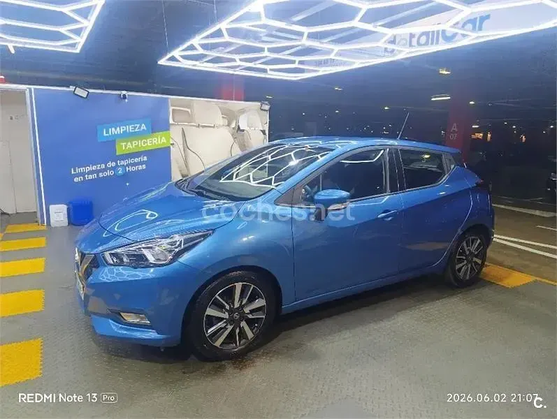 Usado Nissan Micra Acenta 100 CV (73 kW) 2019 Azul Utilitario