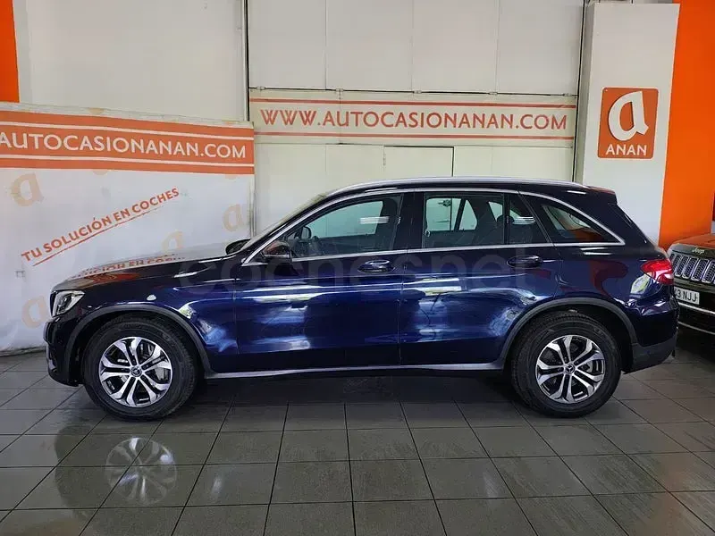 Usado Mercedes GLC220 170 CV (125 kW) 2018 Azul SUV