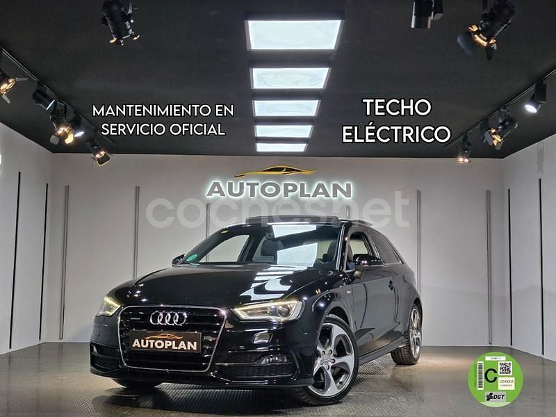 Negro Usado 2015 Audi A3 S-Line Berlina | 12.990 € (Super precio) - Imagen 1/4