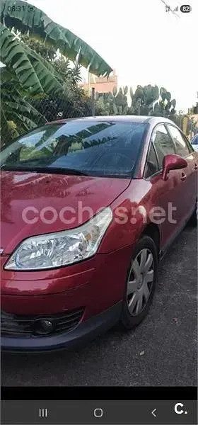 Usado Citroën C4 110 CV (80 kW) 2009 Rojo Berlina