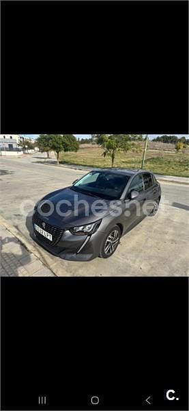 Gris / plata Usado 2021 Peugeot 208 GT-line Utilitario | 14.500 € (Precio justo) - Imagen 1/4