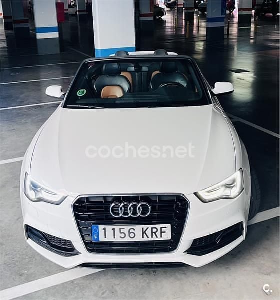 Usado Audi A5 Cabriolet S-Line 190 CV (139 kW) 2016 Blanco Descapotable