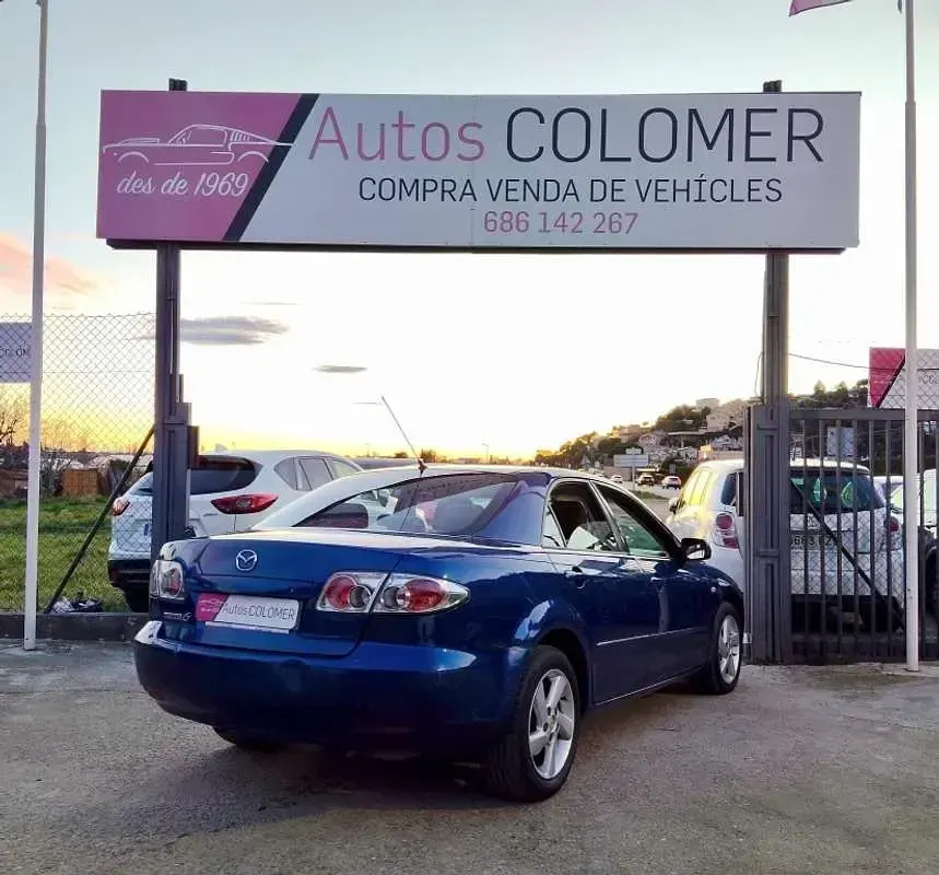 Usado Mazda 6 Active 136 CV (100 kW) 2003 Azul Berlina