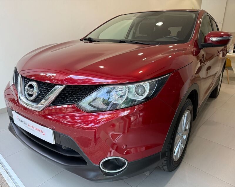 Rojo Usado 2017 Nissan Qashqai Acenta SUV | 13.500 € (Precio justo) - Imagen 1/4