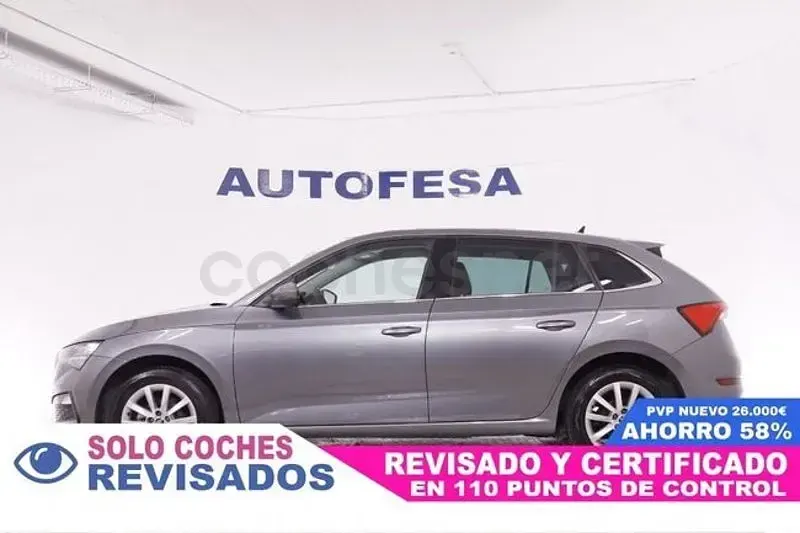 Usado Skoda Scala Ambition 95 CV (69 kW) 2022 Beige Utilitario