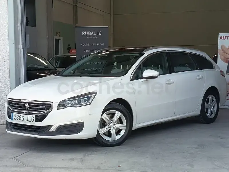 Usado Peugeot 508 SW Active 150 CV (110 kW) 2016 Blanco Familiar