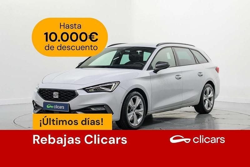 Blanco Usado 2021 Seat Leon ST FR Familiar | 17.290 € (Precio justo) - Imagen 1/4