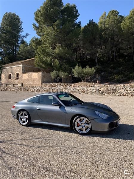 Usado Porsche 911 Carrera 4S 320 CV (235 kW) 2003 Gris / plata Coupe