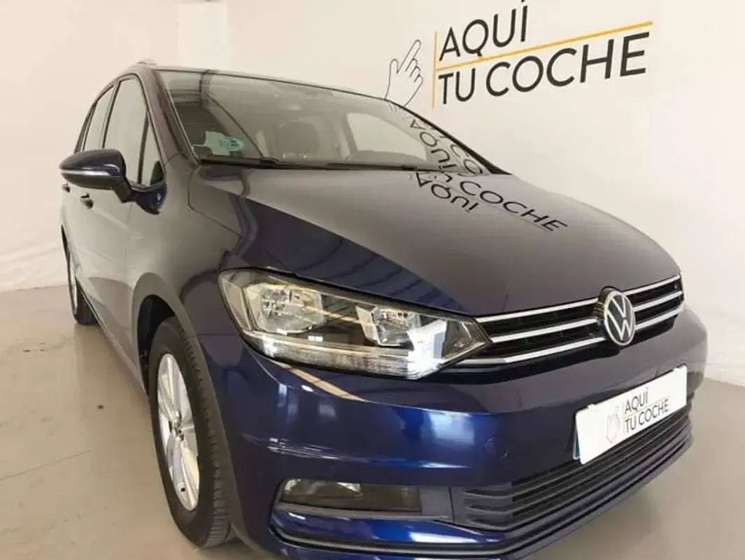 Usado VW Touran Advance 150 CV (110 kW) 2022 Azul Monovolumen