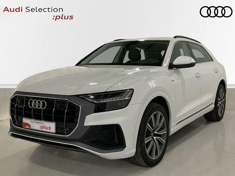 Usado Audi Q8 S-Line 286 CV (210 kW) 2020 Blanco SUV