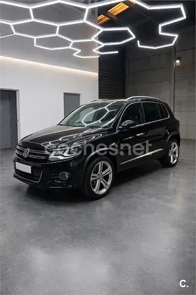 Usado VW Tiguan R-line 184 CV (135 kW) 2016 Negro SUV