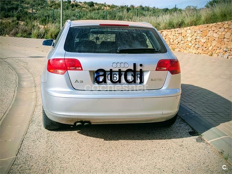 Usado Audi A3 Ambition 140 CV (102 kW) 2008 Gris / plata Berlina