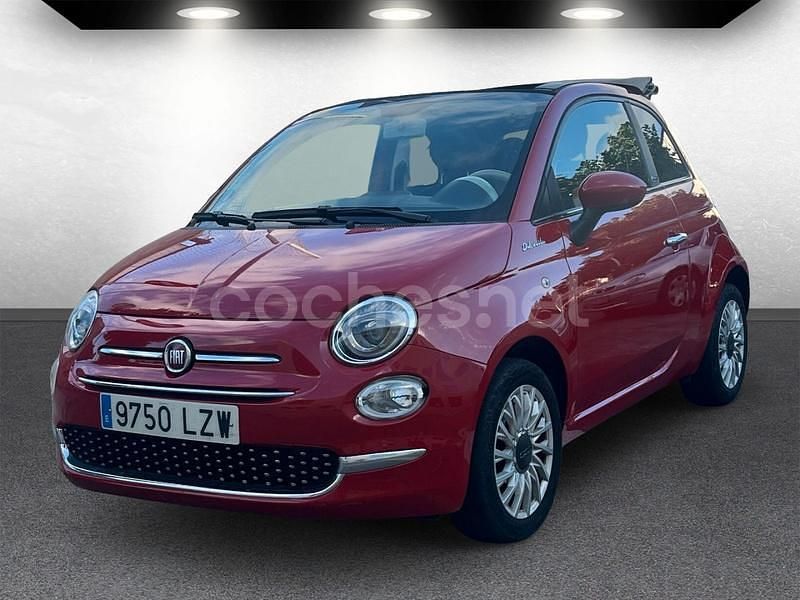 Rojo Usado 2022 Fiat 500C Dolcevita Descapotable | 13.100 € (Precio justo) - Imagen 1/4