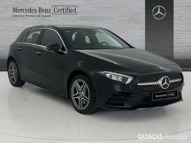 Usado Mercedes A250 AMG line 218 CV (160 kW) 2022 Negro cosmos