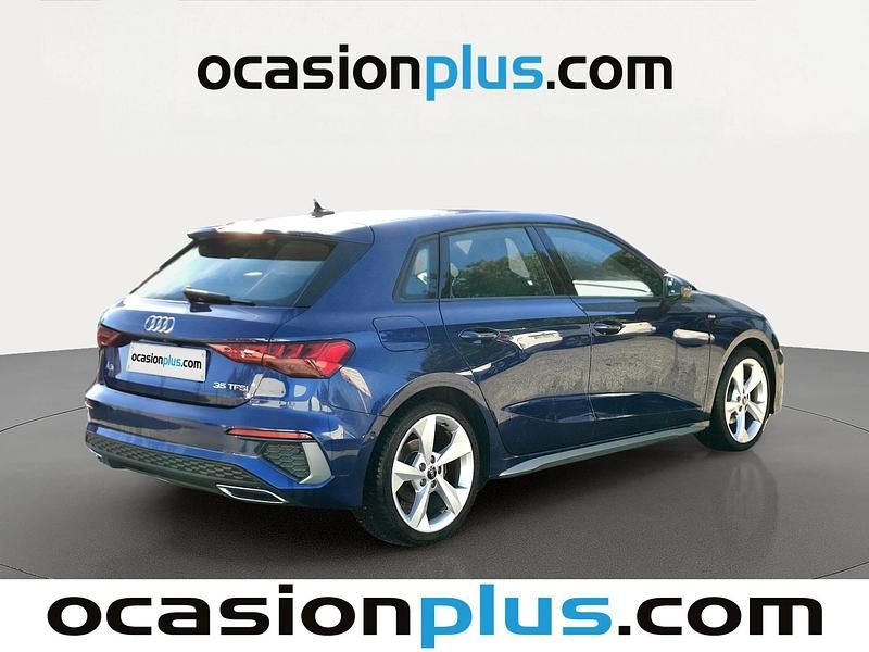 Usado Audi A3 Sportback S-Line 150 CV (110 kW) 2023 Azul Utilitario