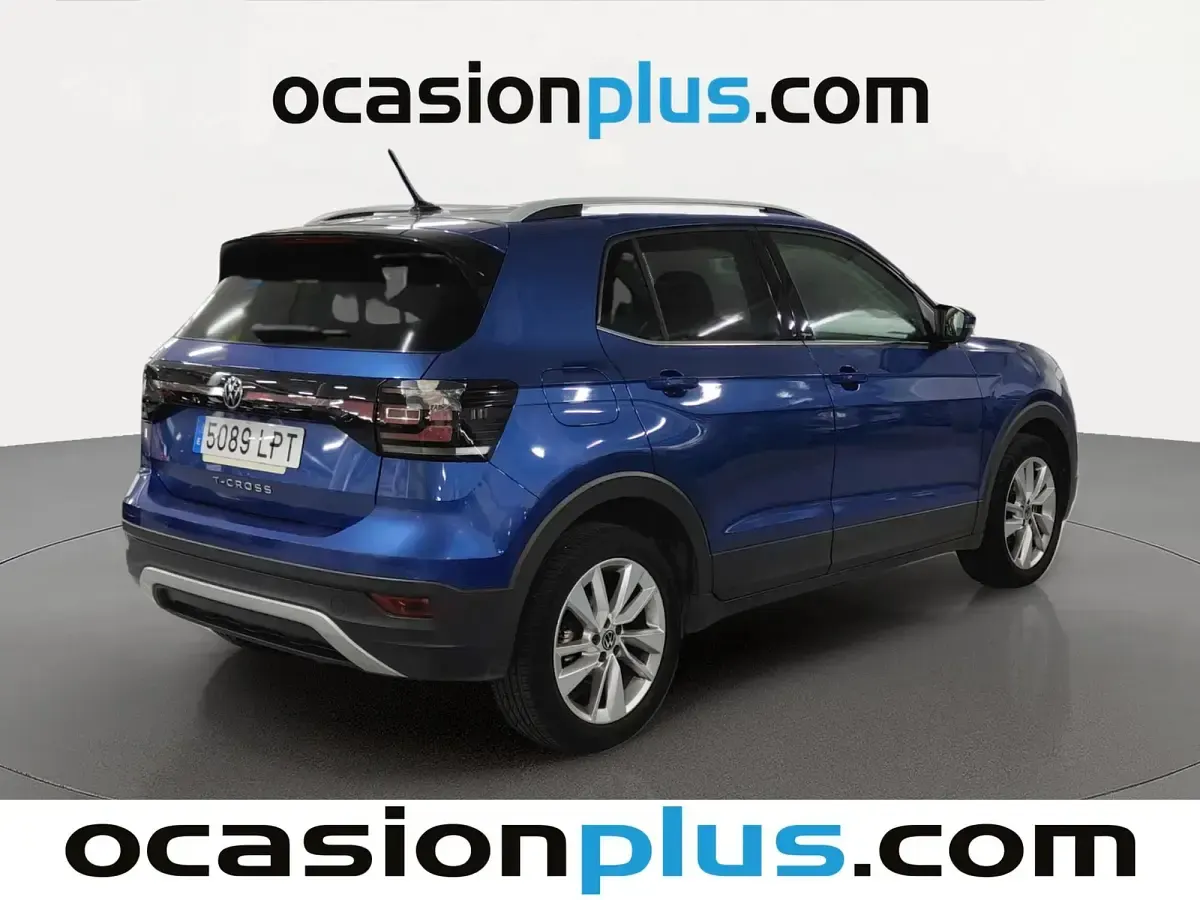 Usado VW T-Cross Sportline 110 CV (80 kW) 2021 Azul SUV