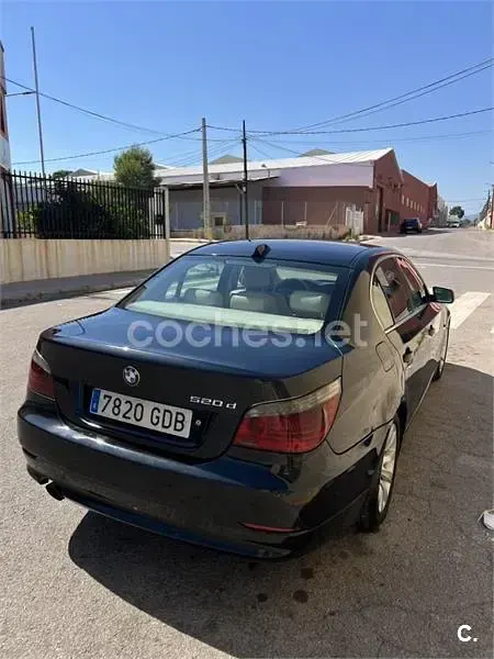 Usado BMW 520 163 CV (119 kW) 2008 Negro Berlina