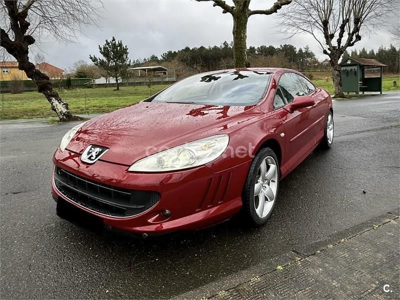 Usado Peugeot 407 Coupe 211 CV (155 kW) 2006 Granate Coupe
