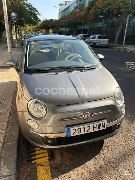 Usado Fiat 500 Lounge 69 CV (50 kW) 2014 Gris / plata Berlina