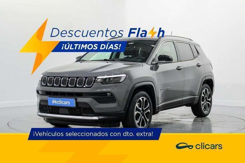 Gris Usado 2021 Jeep Compass Limited SUV | 19.090 € (Buen precio) - Imagen 1/4