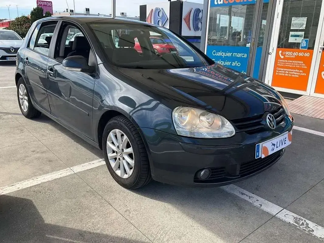 Usado VW Golf V 102 CV (75 kW) 2007 Azul Utilitario